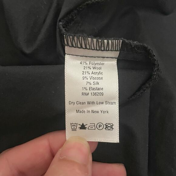 Hatch Maternity Off the Shoulder Tie Sleeve Top Black Pregnancy Size 2 / Medium - Picture 4 of 8